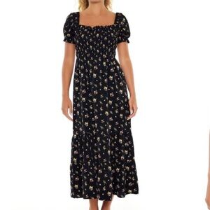 Floral Puff Sleeve Dress